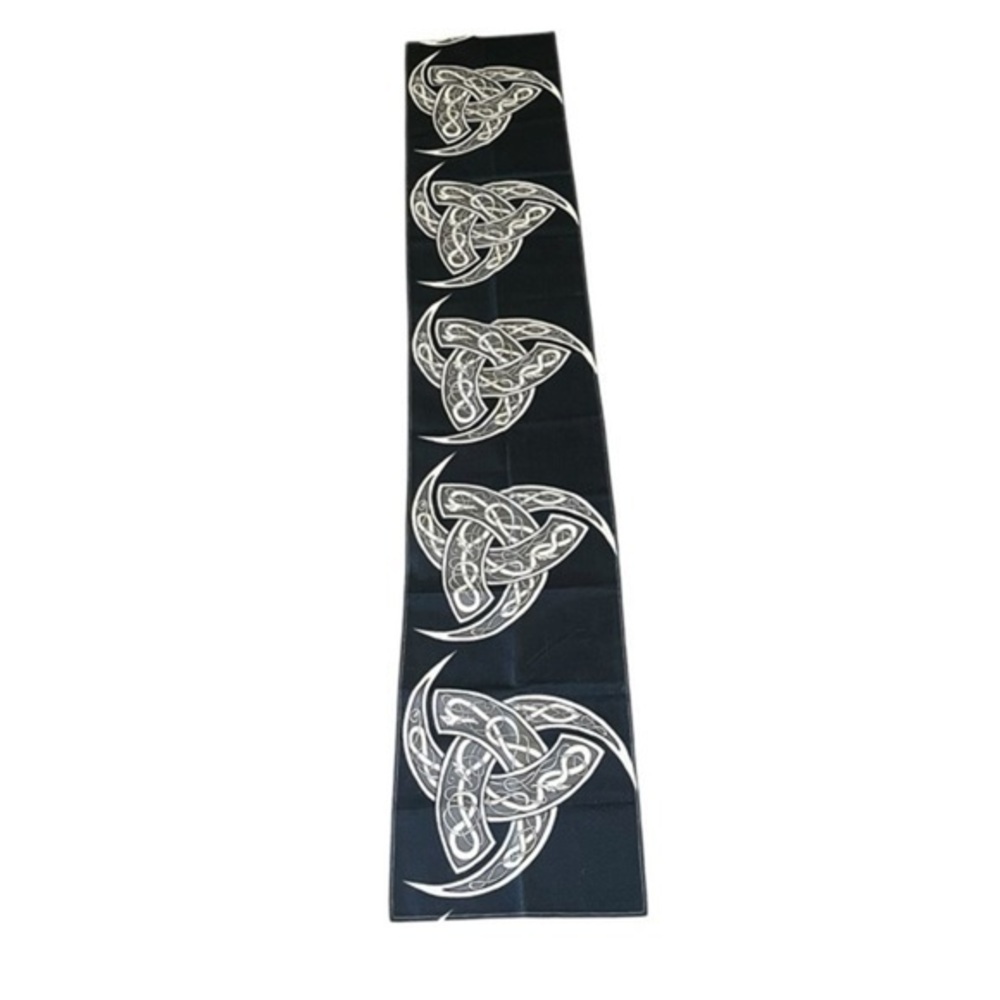 NWT Vikings Norse Mythology Pagan Asatru Magical Rune Table Runner Fabric Deco